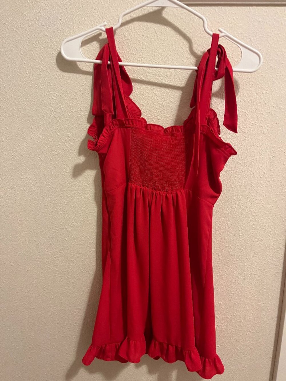 Red dress